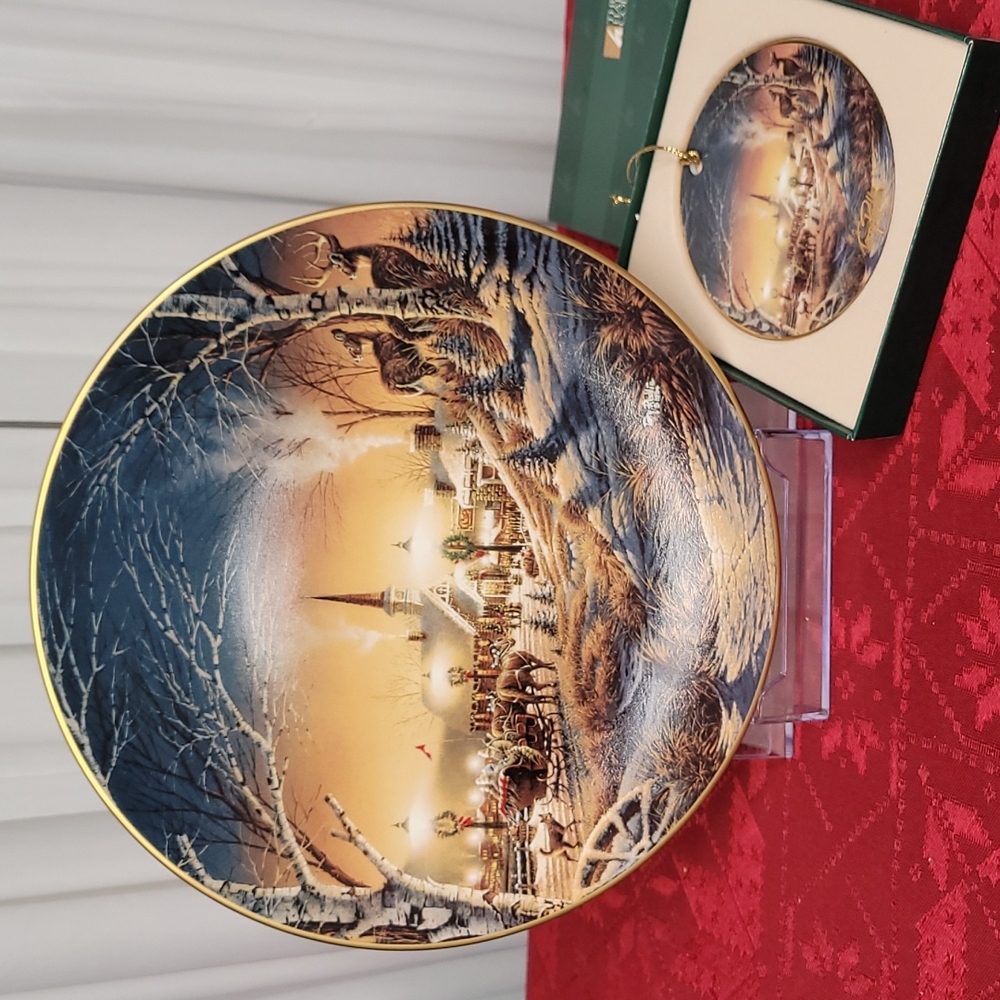 The Hadley Collection Set Collector Plate Night On The Town